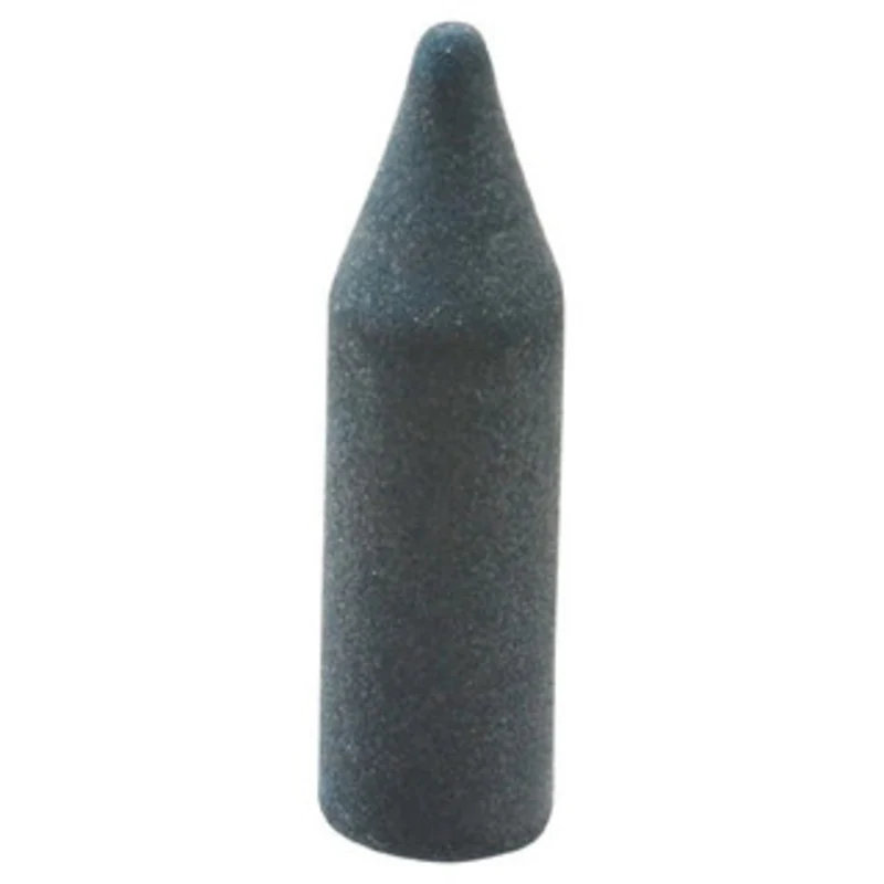 Rubberized Abrasive Points, 100 Piece Set, Max. 24,000 RPM, Very Fine Grade, Code 80, Cone, 9/32 Diameter, 1 Length -...